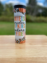 Load image into Gallery viewer, Flannels, Bonfires, Pumpkin spice Tumbler