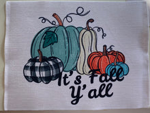 Load image into Gallery viewer, Fall Themed place mats