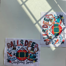 Load image into Gallery viewer, Balls Deep in Christmas Spirit place mats