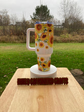 Load image into Gallery viewer, Sunflowers Themed 40oz Tumblers
