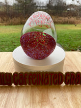 Load image into Gallery viewer, Christmas Themed Glitter Wine Glass
