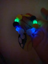 Load image into Gallery viewer, Split Sports Balls 40oz Handle Beaded Charm