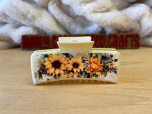 Load image into Gallery viewer, Flower themed 4in. Hair Clip