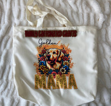 Load image into Gallery viewer, Dog Breed Mama Tote Bag