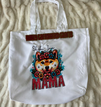 Load image into Gallery viewer, Dog Breed Mama Tote Bag