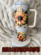 Load image into Gallery viewer, Sunflowers Themed 40oz Tumblers