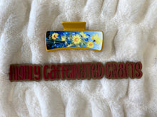 Load image into Gallery viewer, Flower themed 4in. Hair Clip