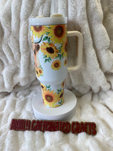 Load image into Gallery viewer, Sunflowers Themed 40oz Tumblers