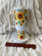 Load image into Gallery viewer, Sunflowers Themed 40oz Tumblers