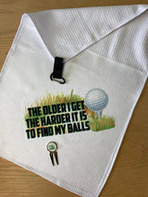 Load image into Gallery viewer, Golf Towel w/ divot tool & putter cover