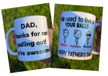 Load image into Gallery viewer, We use to live in your balls Mug