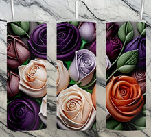 Load image into Gallery viewer, 3D Flower Tumblers