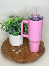 Load image into Gallery viewer, Custom 40oz Summer Colored/Shimmer Tumblers