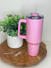 Load image into Gallery viewer, Custom 40oz Summer Colored/Shimmer Tumblers