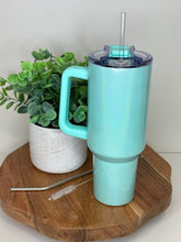 Load image into Gallery viewer, Custom 40oz Summer Colored/Shimmer Tumblers