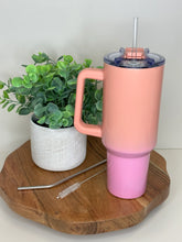 Load image into Gallery viewer, Custom 40oz Summer Colored/Shimmer Tumblers