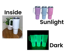 Load image into Gallery viewer, Custom 40oz  UV/GlowTumblers