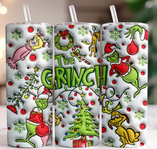 Load image into Gallery viewer, 3D Puff Green Guy Tumblers