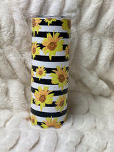 Load image into Gallery viewer, Personalized Sunflowers Tumbler