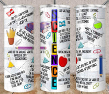 Load image into Gallery viewer, School Subject Tumbler