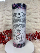 Load image into Gallery viewer, Pink/Purple Team Tumbler