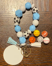 Load image into Gallery viewer, Sports Beaded Wristlet
