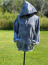 Load image into Gallery viewer, Black &amp; Grey marbled Sweatshirt
