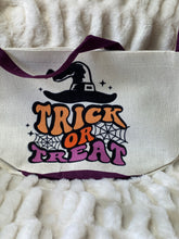 Load image into Gallery viewer, Trick or Treat Bags/totes
