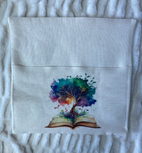 Load image into Gallery viewer, Tree &amp; Book Pocket Pillow Covering
