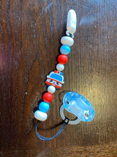 Load image into Gallery viewer, Ambulance  Beaded Paci Clip
