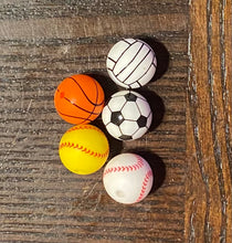 Load image into Gallery viewer, Sports Beaded Straight Keychains
