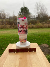 Load image into Gallery viewer, Butterflies 40oz Tumbler
