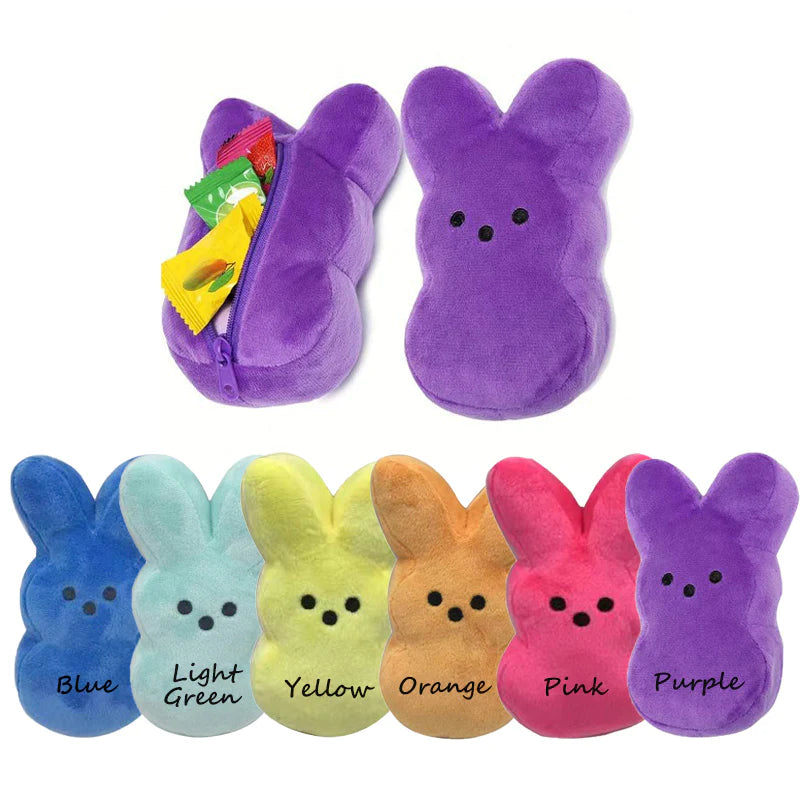 6” Plush Peeps with zipper pouch