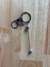 Load image into Gallery viewer, Custom Beaded Straight Keychains
