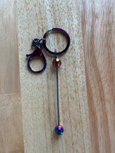 Load image into Gallery viewer, Custom Beaded Straight Keychains
