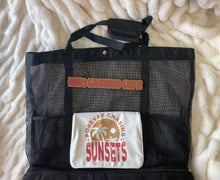 Load image into Gallery viewer, Chasing Sunsets Beach bag w/ built in cooler
