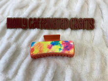 Load image into Gallery viewer, Color Splatter themed 4in. Hair Clip
