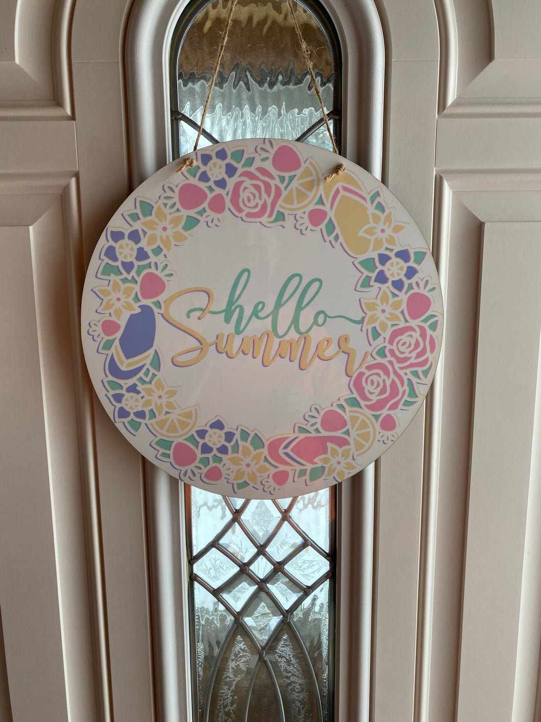 Hello Summer Door Sign