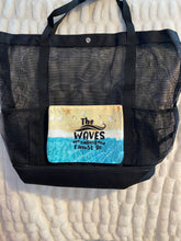 Load image into Gallery viewer, Waves Are Calling Beach bag w/ built in cooler
