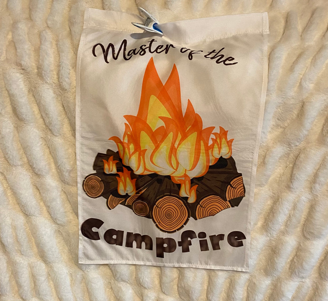 Master of the Campfire Garden Flag