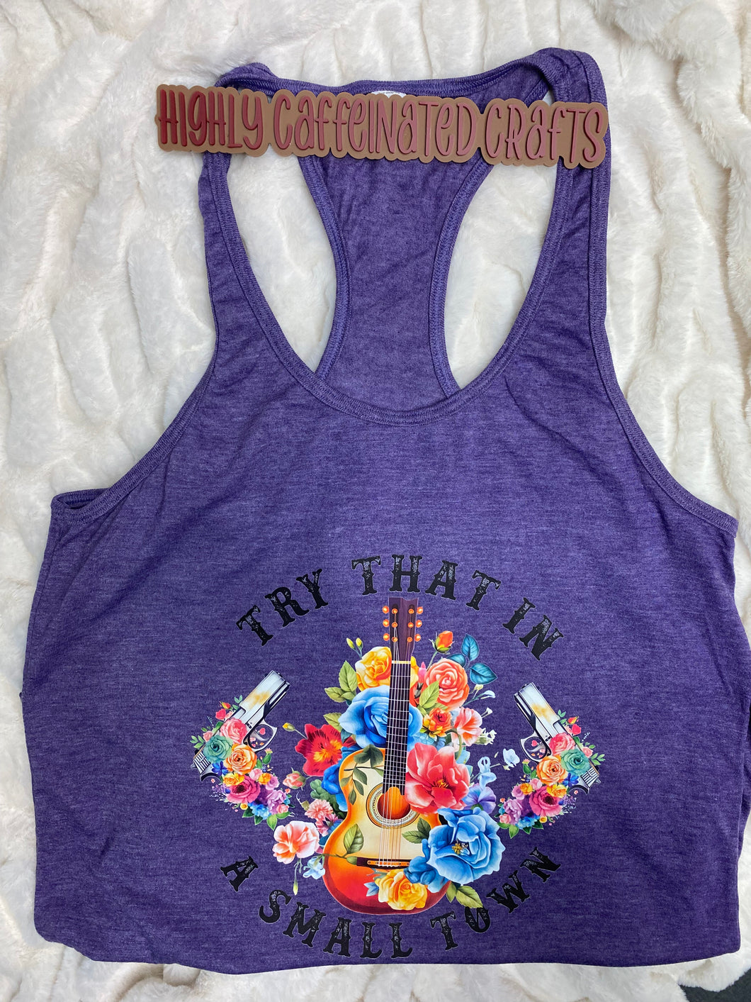 Small Town Racerback Tank