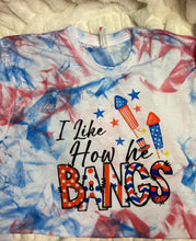 Load image into Gallery viewer, Couples 4th of July tie dyed Tees
