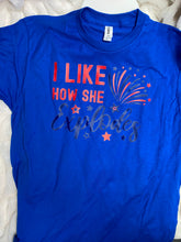 Load image into Gallery viewer, Couples 4th of July solid Tees
