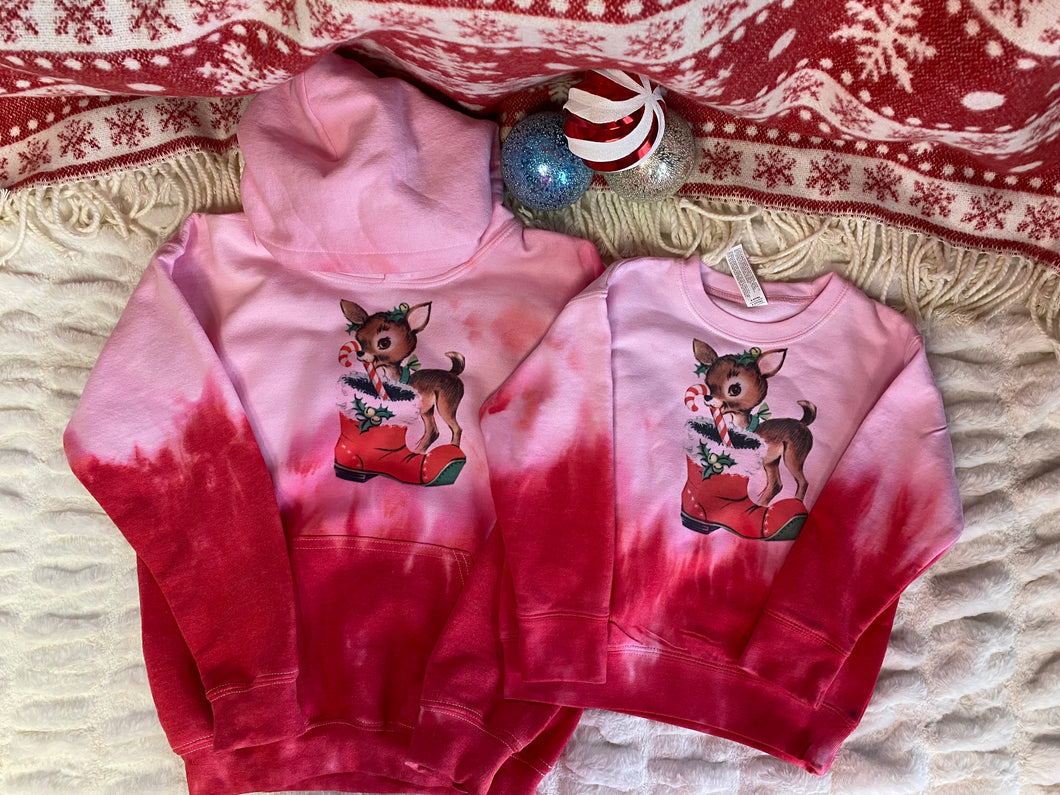 Christmas Reindeer Toddler Sweatshirt