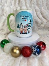 Load image into Gallery viewer, Grow Old Santa and Mrs. Clause Mug
