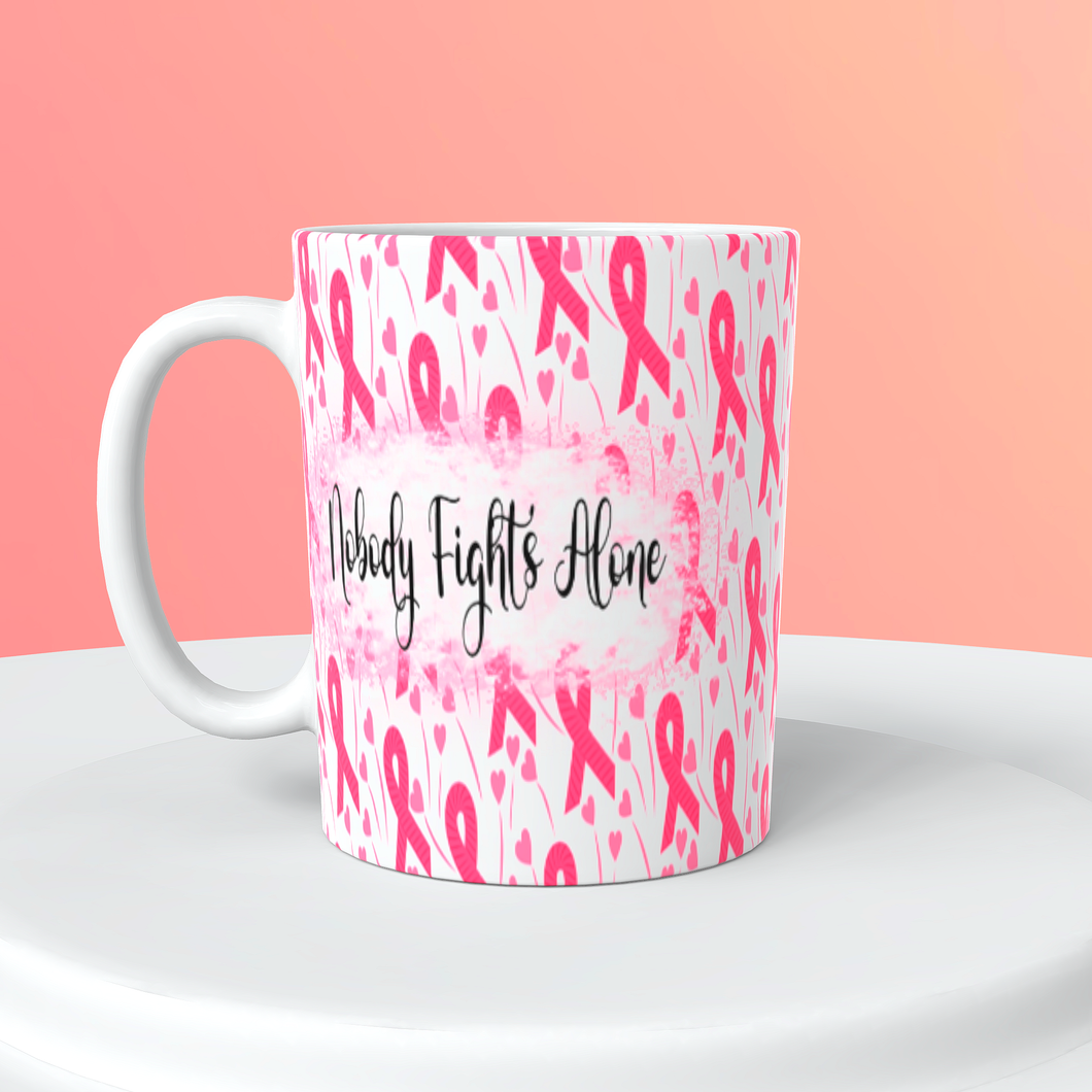 Breast Cancer Themed Mugs