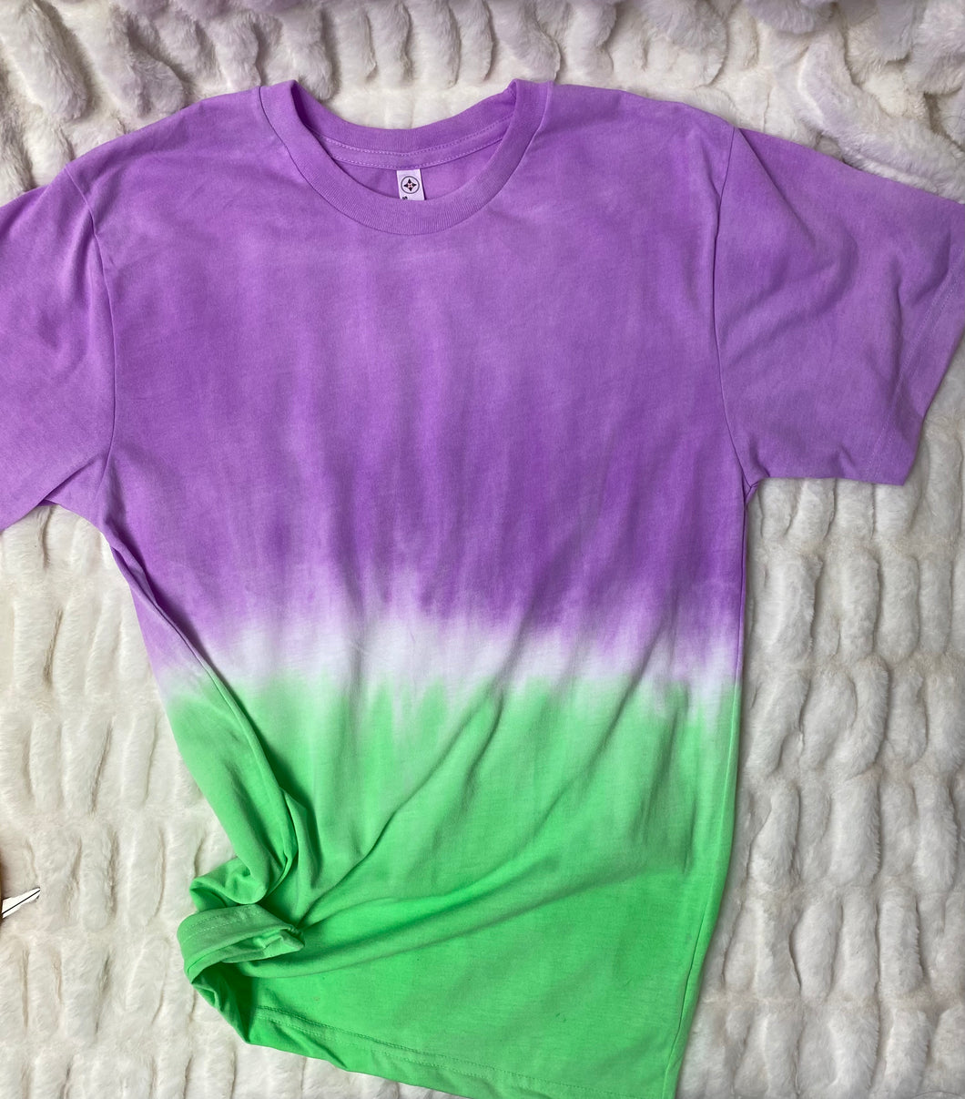 Plain 2 Tone Tie Dye Tees