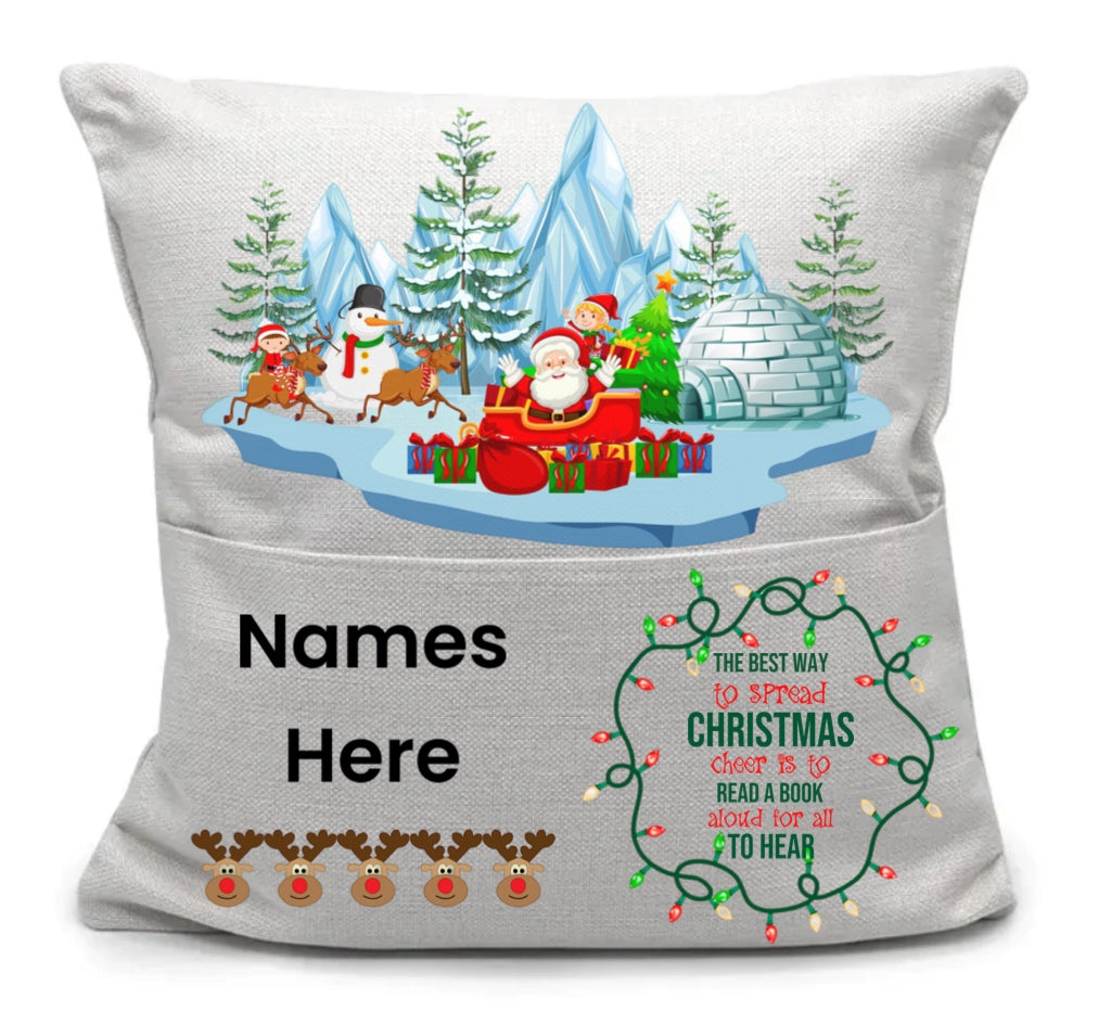 Kids Christmas Pillow Covering