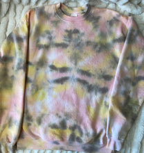 Load image into Gallery viewer, Fall colors marbled Tie Dye Sweatshirt
