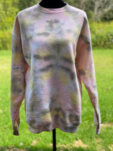 Load image into Gallery viewer, Fall colors marbled Tie Dye Sweatshirt
